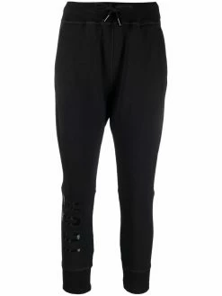 Dsquared2 pantalon fuselé court à logo imprimé