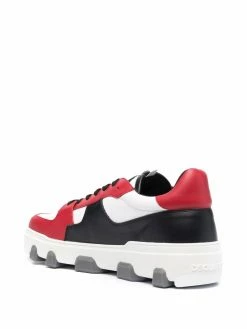 Dsquared2 Baskets lacées à logo imprimé Meilleur Prix Garanti baskets basses homme 8 Dsquared2 baskets lacées à logo imprimé