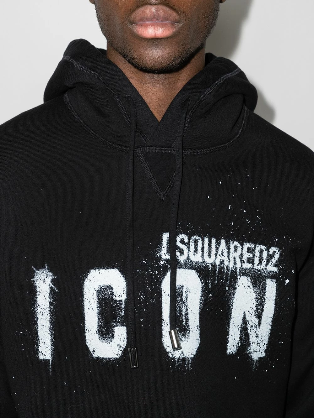 Prix Aimable Dsquared2 Icon paint splatter cotton hoodie hoodies homme 7 Dsquared2 Icon paint-splatter cotton hoodie