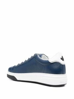 Dsquared2 baskets en cuir à semelle texturée