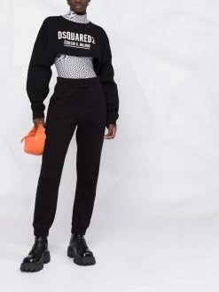 Dsquared2 sweat crop à logo imprimé