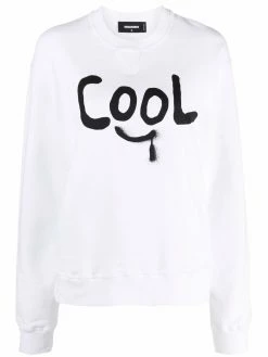 Dsquared2 sweat à slogan imprimé