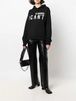 Dsquared2 hoodie à slogan imprimé