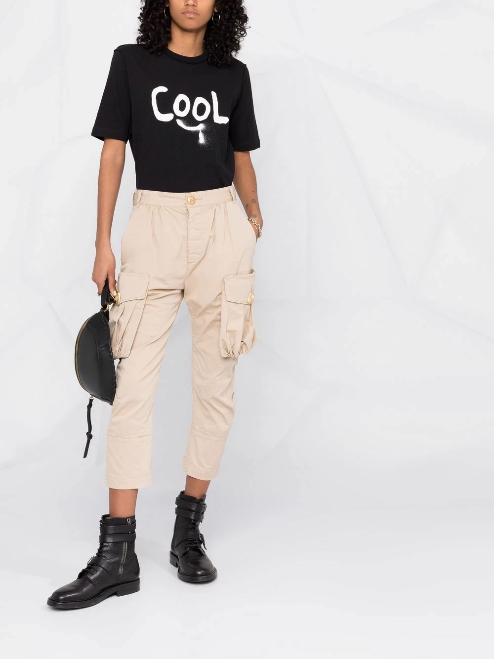 Dsquared2 Pantalon court à poches plaquées Prix Acceptable pantalons raccourcis femme 4 Dsquared2 pantalon court à poches plaquées