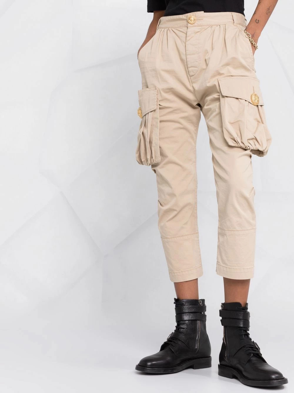 Dsquared2 Pantalon court à poches plaquées Prix Acceptable pantalons raccourcis femme 7 Dsquared2 pantalon court à poches plaquées