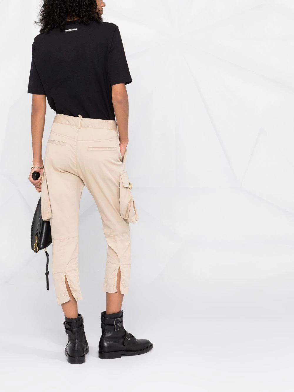 Dsquared2 Pantalon court à poches plaquées Prix Acceptable pantalons raccourcis femme 6 Dsquared2 pantalon court à poches plaquées