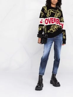 Dsquared2 jean à effet usé