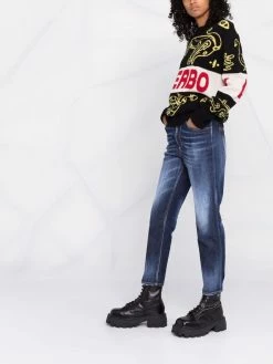 Dsquared2 jean à effet usé