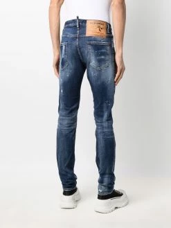 Dsquared2 jean à effet délavé