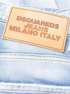 Dsquared2 jean slim à effet délavé