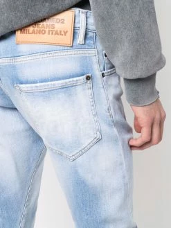 Dsquared2 jean slim à effet délavé
