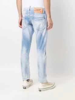 Dsquared2 jean slim à effet délavé