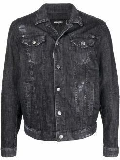 Dsquared2 veste boutonnée en jean