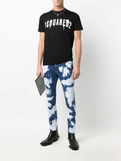 Dsquared2 jean à effet taches de peinture