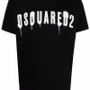 Dsquared2 t-shirt en coton à imprimé graffiti