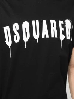 Dsquared2 t-shirt en coton à imprimé graffiti