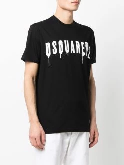 Dsquared2 t-shirt en coton à imprimé graffiti
