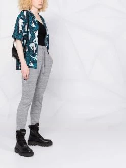 Dsquared2 Un Tarif Préférentiel Pantalon de jogging à patch logo pantalons de survêtement femme 15 Dsquared2 pantalon de jogging à patch logo