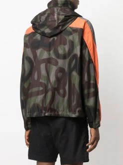 Dsquared2 veste imprimée à col cheminée