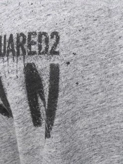 Dsquared2 pantalon de jogging Icon à slogan imprimé