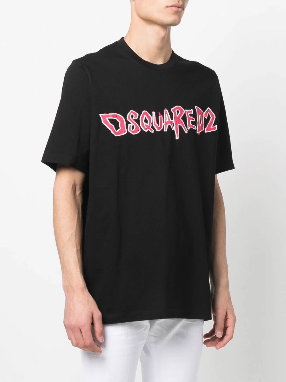 Dsquared2 Qualité Garantie T shirt à logo imprimé t-shirts homme 5 Dsquared2 t-shirt à logo imprimé