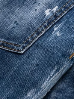 Prix Acceptable Dsquared2 Jean crop à imprimé effet peinture jeans courts femme 17 Dsquared2 jean crop à imprimé effet peinture