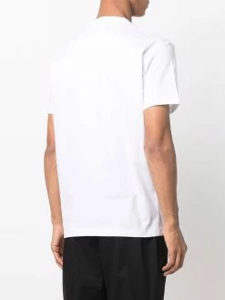 Dsquared2 Bas Prix T shirt en coton à logo imprimé t-shirts homme 10 Dsquared2 t-shirt en coton à logo imprimé