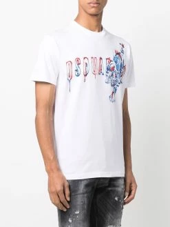 Prix Avantageux Dsquared2 T shirt à logo imprimé t-shirts homme 9 Dsquared2 t-shirt à logo imprimé