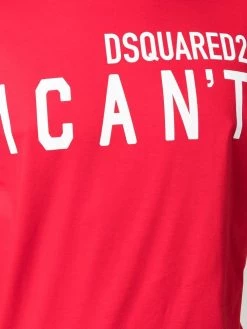 Dsquared2 t-shirt à slogan imprimé