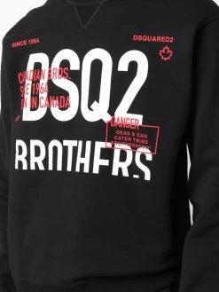 Dsquared2 sweat en coton à logo imprimé