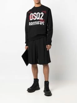 Dsquared2 sweat en coton à logo imprimé