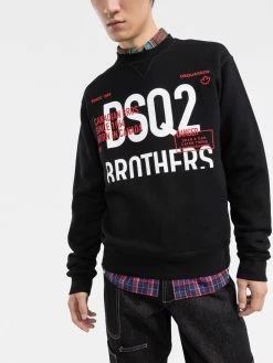 Dsquared2 sweat en coton à logo imprimé