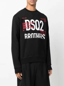 Dsquared2 sweat en coton à logo imprimé