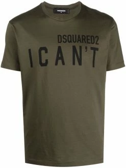 Dsquared2 t-shirt à slogan imprimé