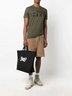 Dsquared2 t-shirt à slogan imprimé