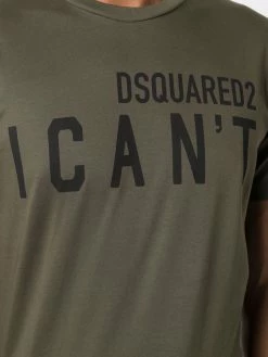Dsquared2 t-shirt à slogan imprimé