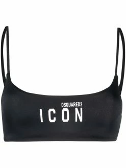 Dsquared2 haut de bikini à imprimé Icon