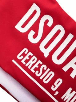 Dsquared2 haut de bikini à logo imprimé