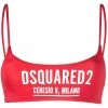 Dsquared2 haut de bikini à logo imprimé