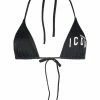 Dsquared2 haut de bikini à imprimé Icon