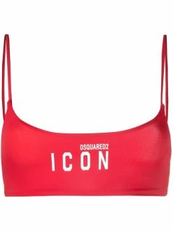 Dsquared2 haut de bikini à imprimé Icon