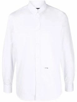 Dsquared2 chemise en coton à logo imprimé