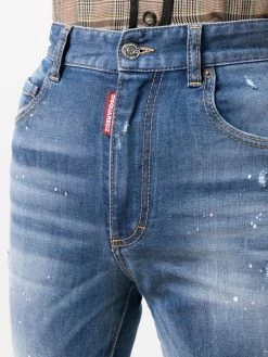 Dsquared2 jean court à taille haute