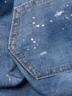 Dsquared2 jean court à taille haute