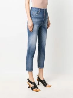 Dsquared2 jean court à taille haute