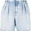 Dsquared2 short en jean à taille haute
