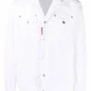 Dsquared2 veste boutonnée à patch logo
