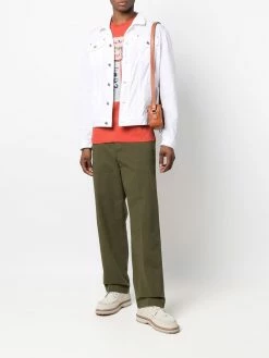 Dsquared2 veste boutonnée à patch logo