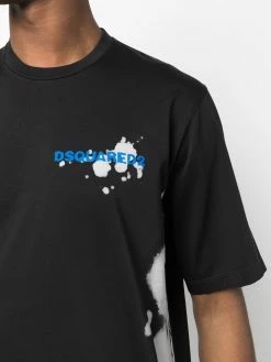 Dsquared2 T shirt en coton à imprimé éclaboussure Prix Équitable t-shirts homme 11 Dsquared2 t-shirt en coton à imprimé éclaboussure