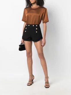 Dsquared2 short en tweed à boutons décoratifs